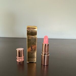 Yves Saint Laurent Love Shine Candy Glow Lip Balm - 1B Pink Sunrise NEW Mini